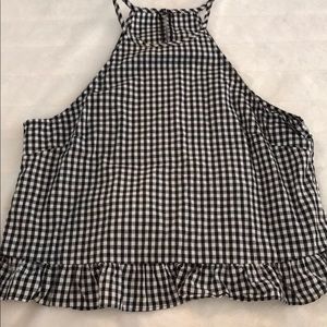 Haltered gingham.